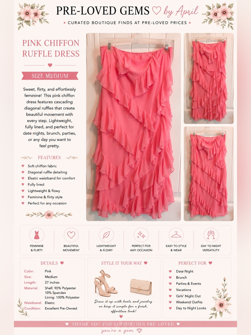 Asymmetric Ruffled Mesh Strapless Party Mini Dress Bubblegum Pink M
